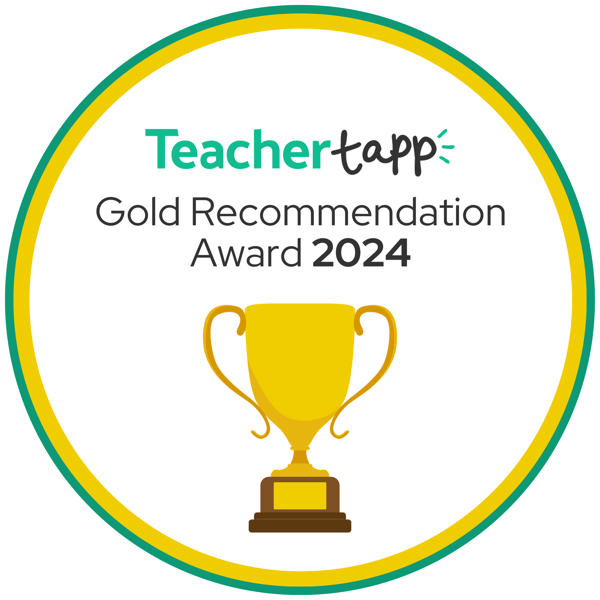 Teacher Tapp Gold Recommendation Award 2024